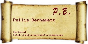Pellis Bernadett névjegykártya